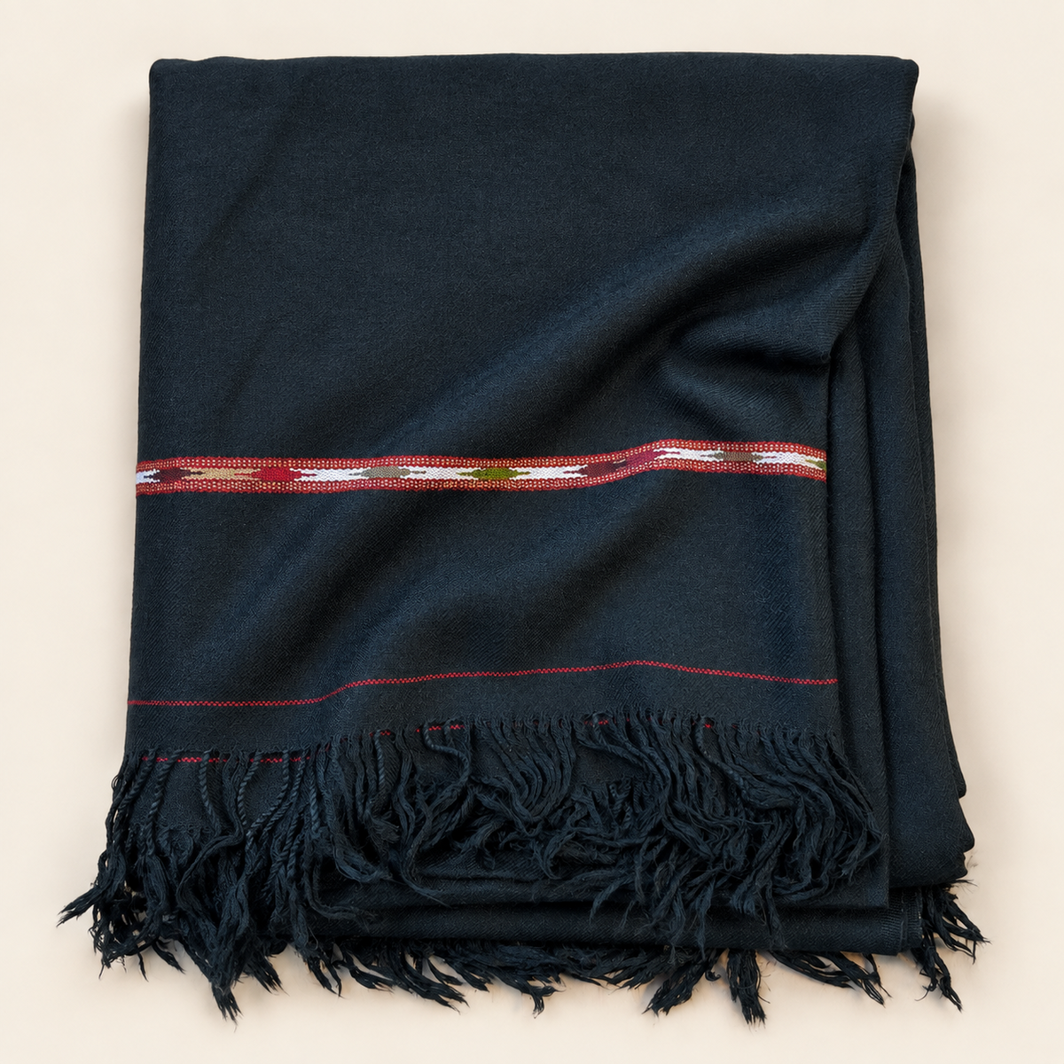 64 Count , Pure woolen Swati Shawl,