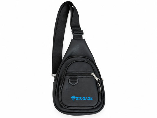 Handmade Cross Body Bag for Umrah, Adjustable Strip with 3 Secure Pockets