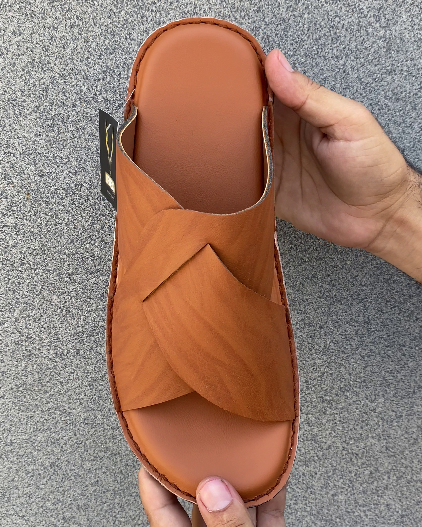 Handmade Slipper Camel Brown Light Weight & Soft