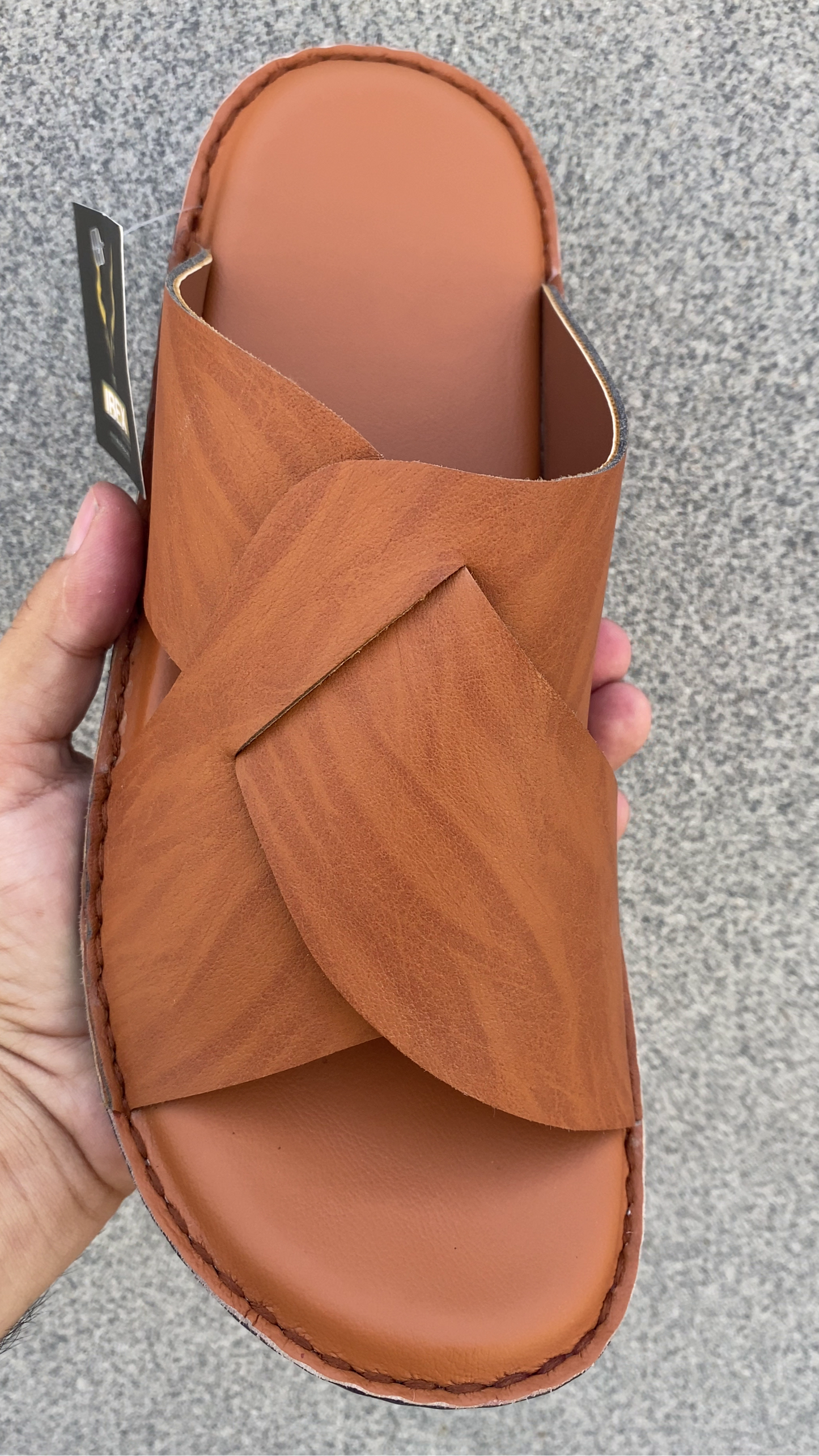 Handmade Slipper Camel Brown Light Weight & Soft