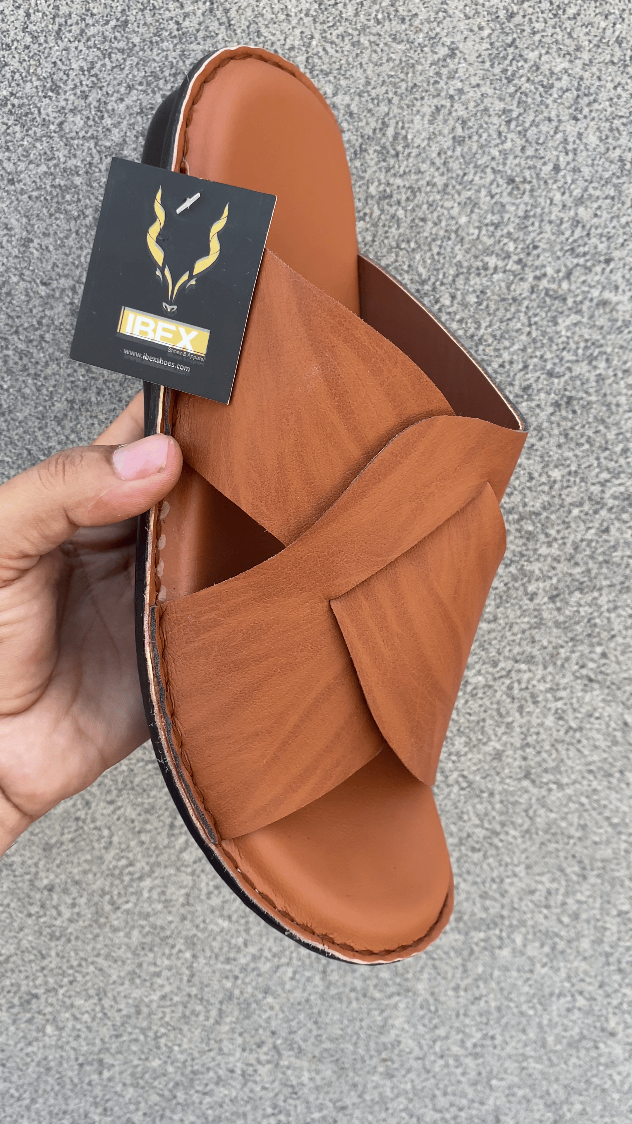 Handmade Slipper Camel Brown Light Weight & Soft